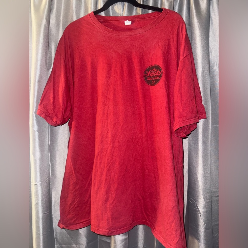 Smoky Mountain Moonshine Men's Red T-Shirt